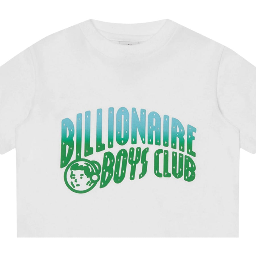 Billionaire Boys Club Kids Gradient Puff Print Arch Logo White T-Shirt