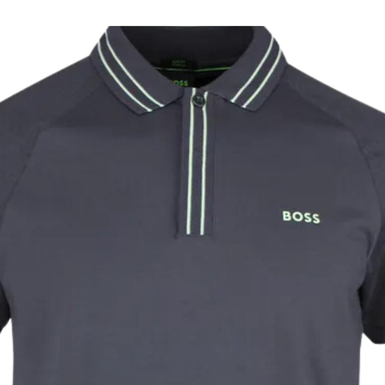 BOSS Slim Fit Paule 2 Dark Grey Polo Shirt