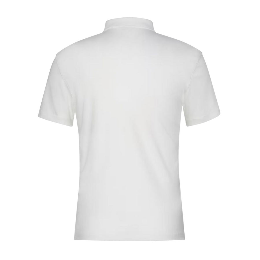 Calvin Klein Embroidered Logo Bright White Polo Shirt
