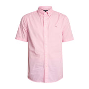 Tommy Hilfiger Flex Poplin Classic Pink Short Sleeve Shirt
