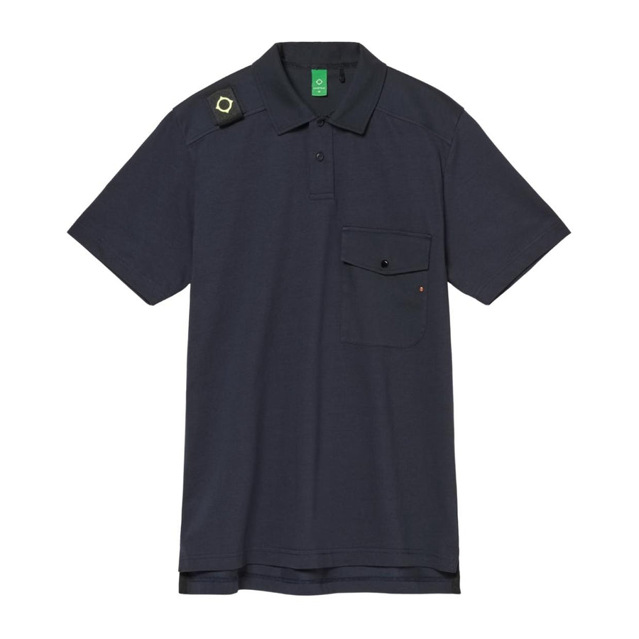 MA.STRUM Agile Pocket Ink Navy Polo Shirt
