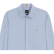 BOSS Slim Fit Melange Cotton Mysoft 2 Blue Shirt
