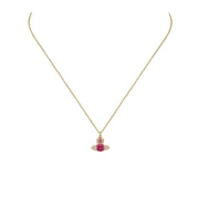 Vivienne Westwood Gold Rose Ismene Pendent