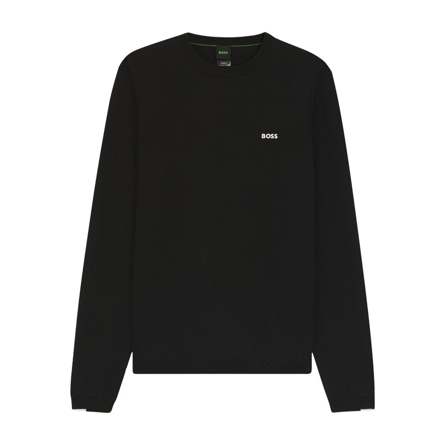 BOSS Ever X CN Contrast Detail Black Sweatshirt