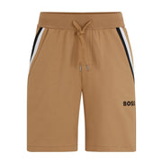 BOSS Signature Stripe Tape Beige Iconic Shorts