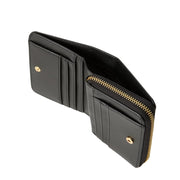 Love Moschino Gold-Tone Logo Black Tassel Zip Around Wallet