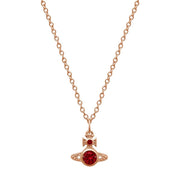Vivienne Westwood Pink Gold/Red London Orb Pendent