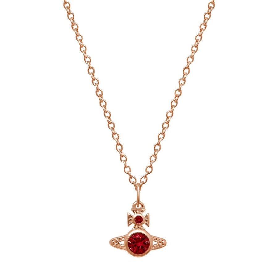 Vivienne Westwood Pink Gold/Red London Orb Pendent