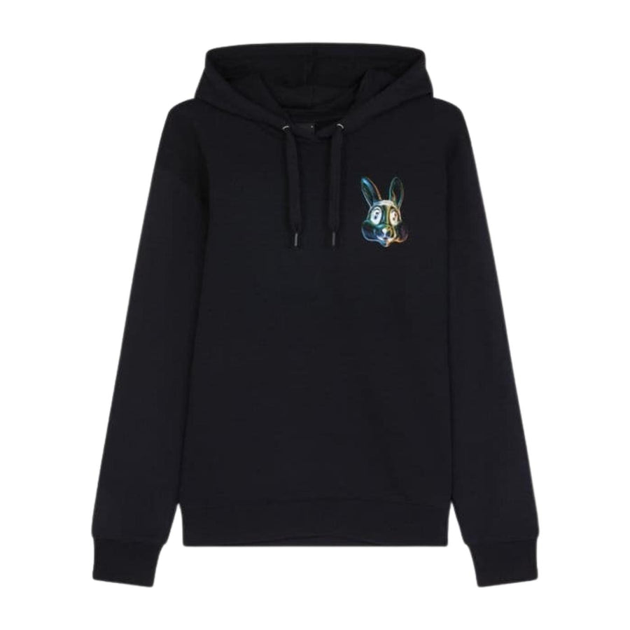 Paul Smith Printed Bunny Black Hoodie