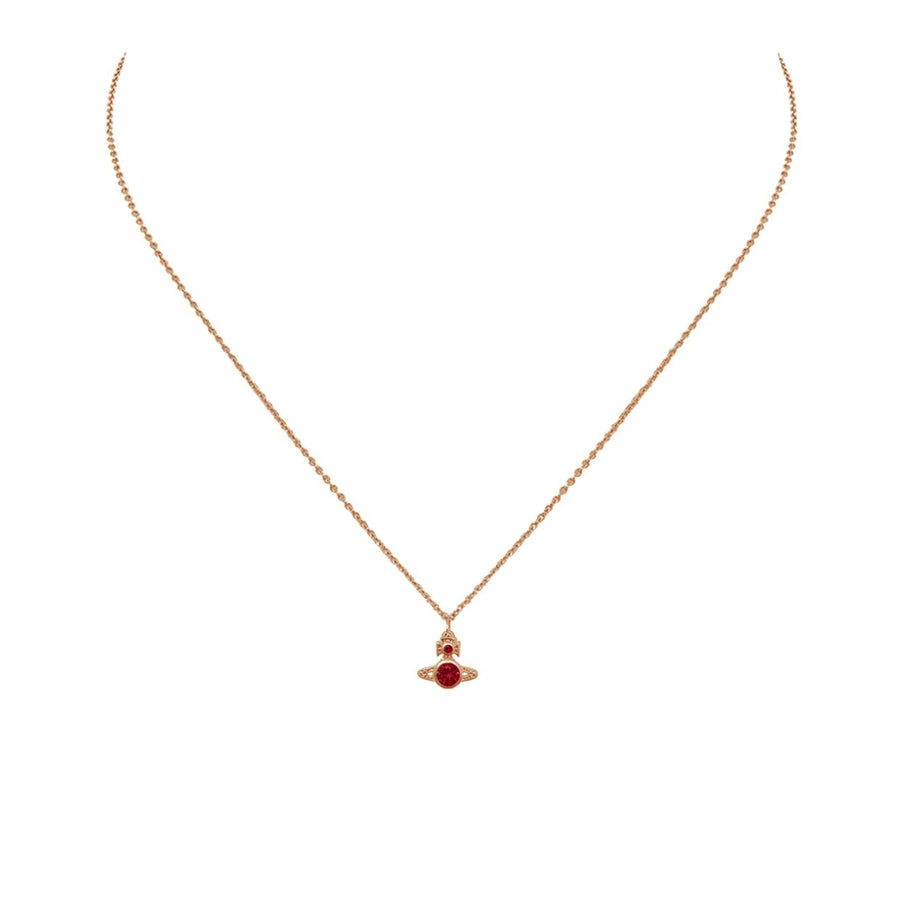 Vivienne Westwood Pink Gold/Red London Orb Pendent