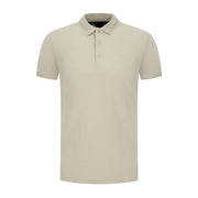 BOSS Paddy Regular Fit Cotton Pique Beige Polo Shirt