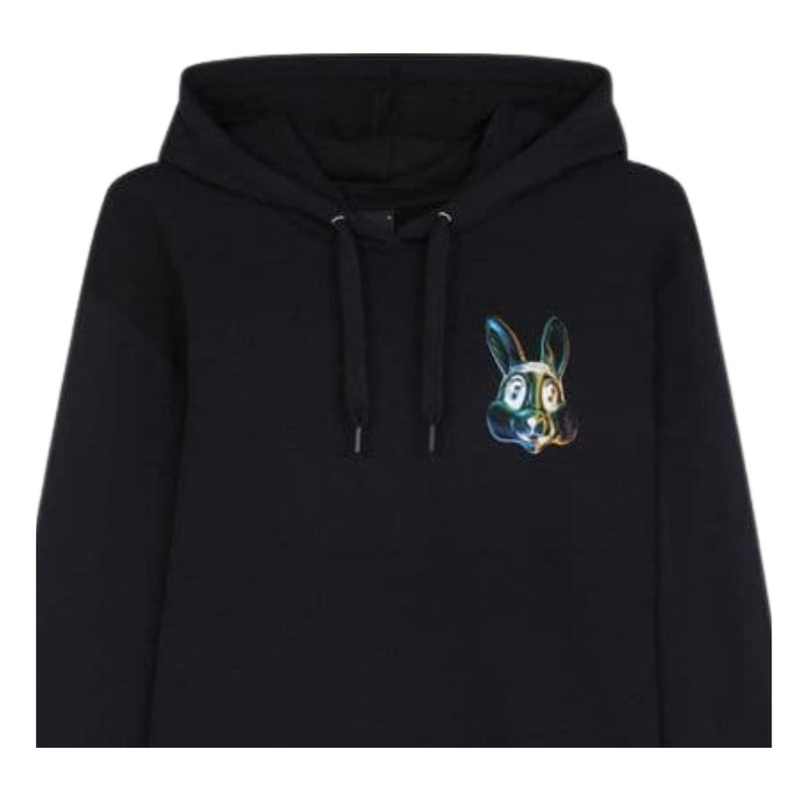 Paul Smith Printed Bunny Black Hoodie