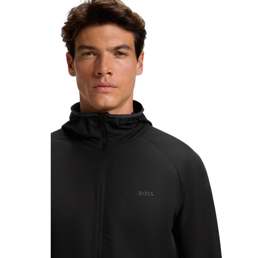 BOSS Commuter Water-Repellent Black Jacket