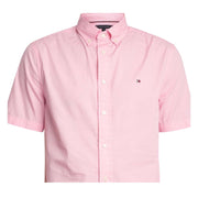 Tommy Hilfiger Flex Poplin Classic Pink Short Sleeve Shirt