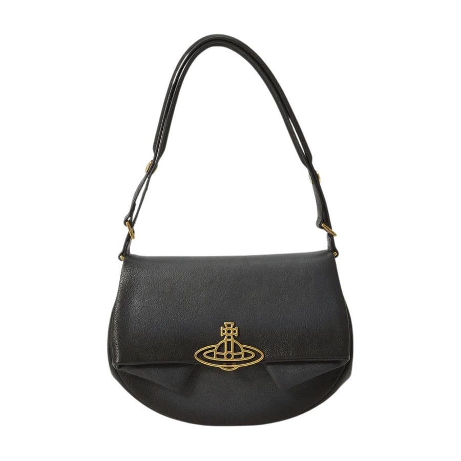 Vivienne Westwood Sadie Black Shoulder Bags