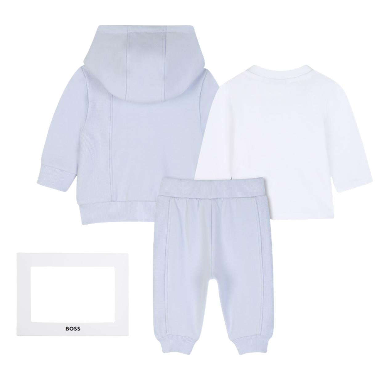 BOSS Baby Printed Logo Pale Blue Tracksuits