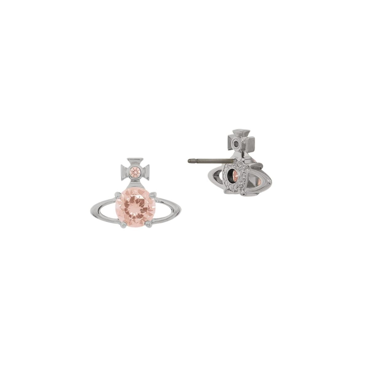 Vivienne Westwood Platinum Champagne Reina Earrings