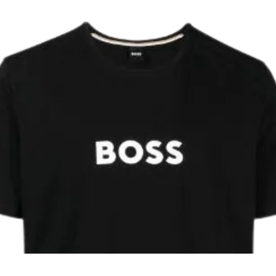 BOSS Printed Logo Black T-Shirt