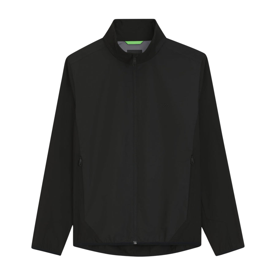 BOSS Lightweight Water-Repellent Black Jacket