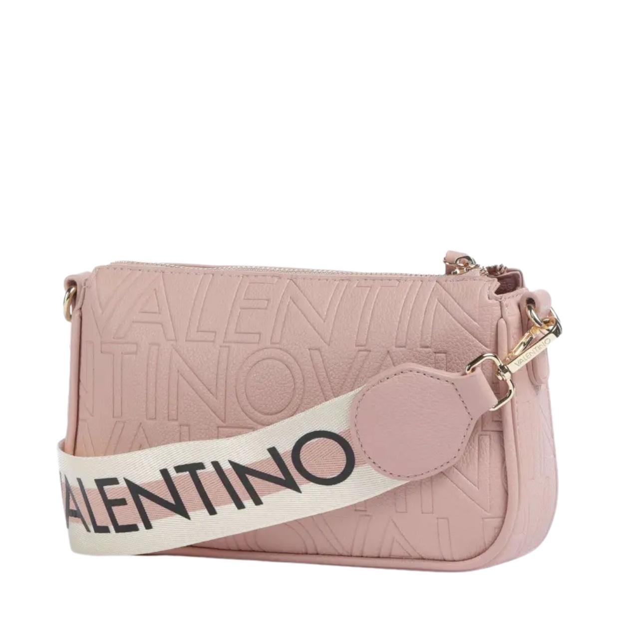 Valentino Bags Pink Pansy Zip Crossbody Bag