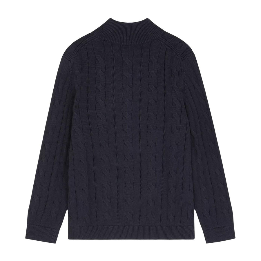 Paul Smith Cable Knit Navy Sweater