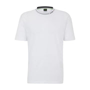 BOSS Logo Collar Regular Fit White T-Shirt