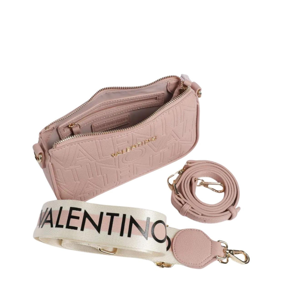 Valentino Bags Pink Pansy Zip Crossbody Bag