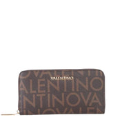 Valentino Bags Regina Re All-Over Logo Zip-Around Wallet
