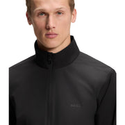 BOSS Lightweight Water-Repellent Black Jacket