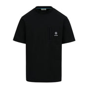Sandbanks Zip Pocket Interlock Black T-Shirt