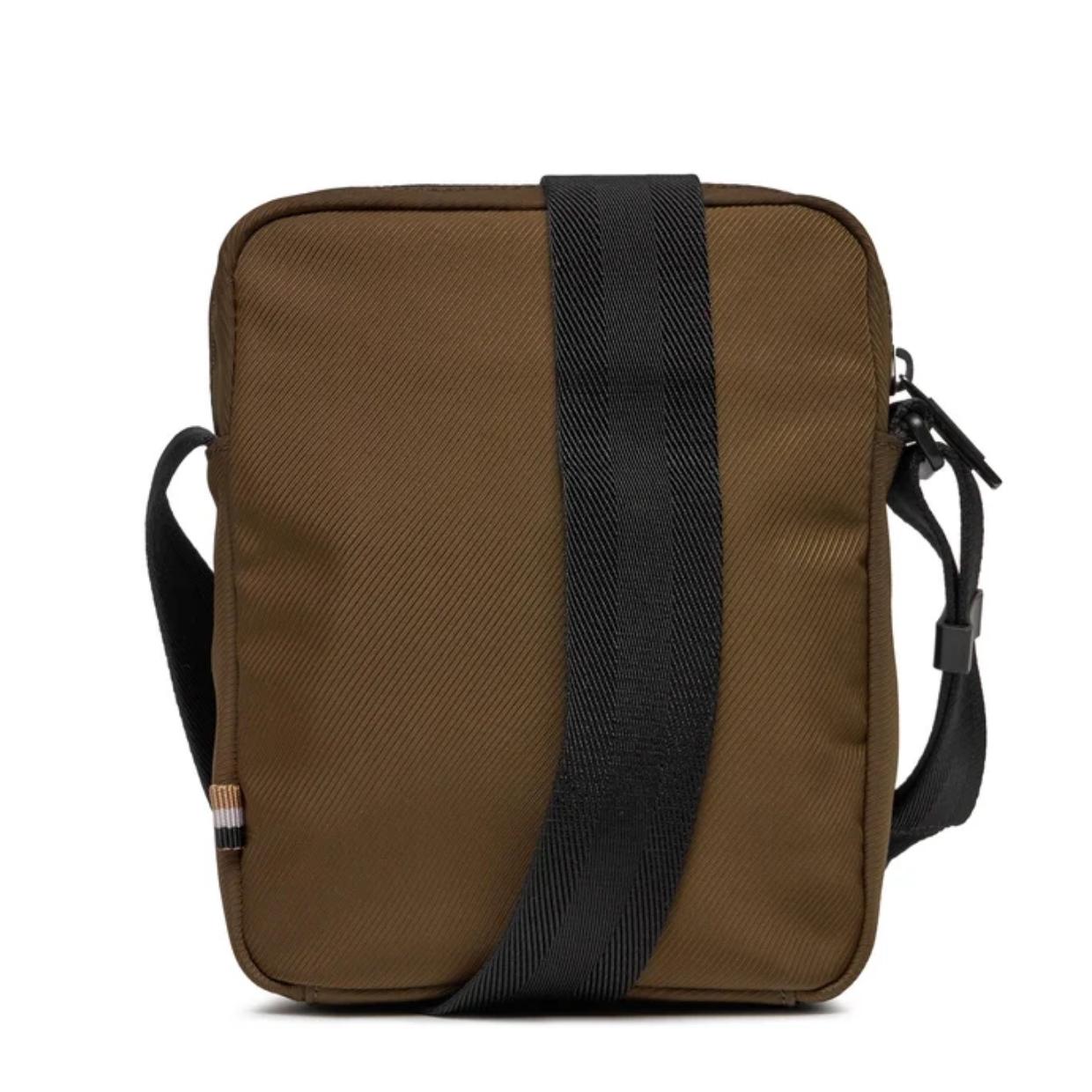 BOSS Contrast Logo Catch 3.0 Brown Crossbody Bag
