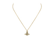 Vivienne Westwood Gold/Black Enamel Rachelle Bas Relief Pendant