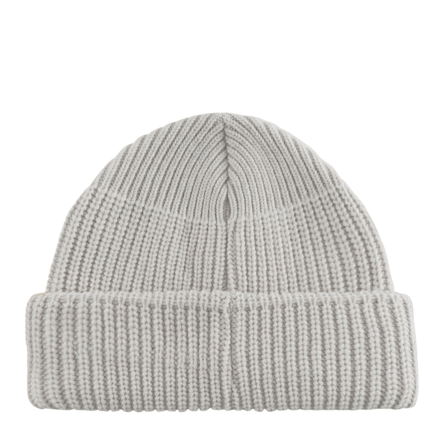 Vivienne Westwood Orb Chunky Knit Wool Sporty Pearl Grey Beanie