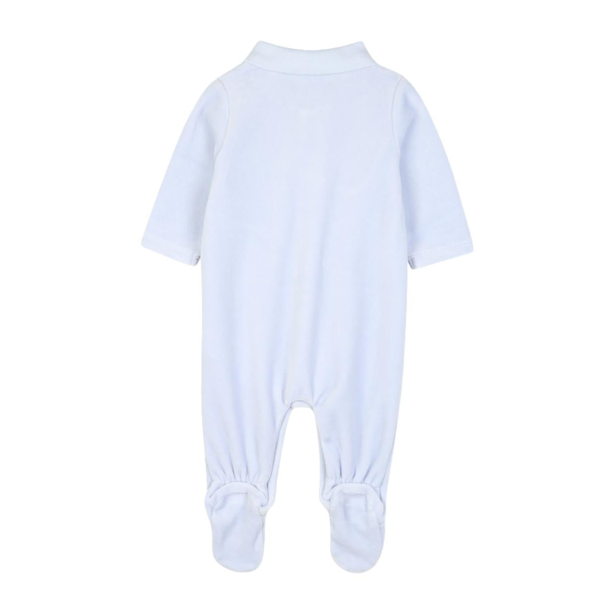 BOSS Baby Embroidered Logo Pale Blue Babygrow