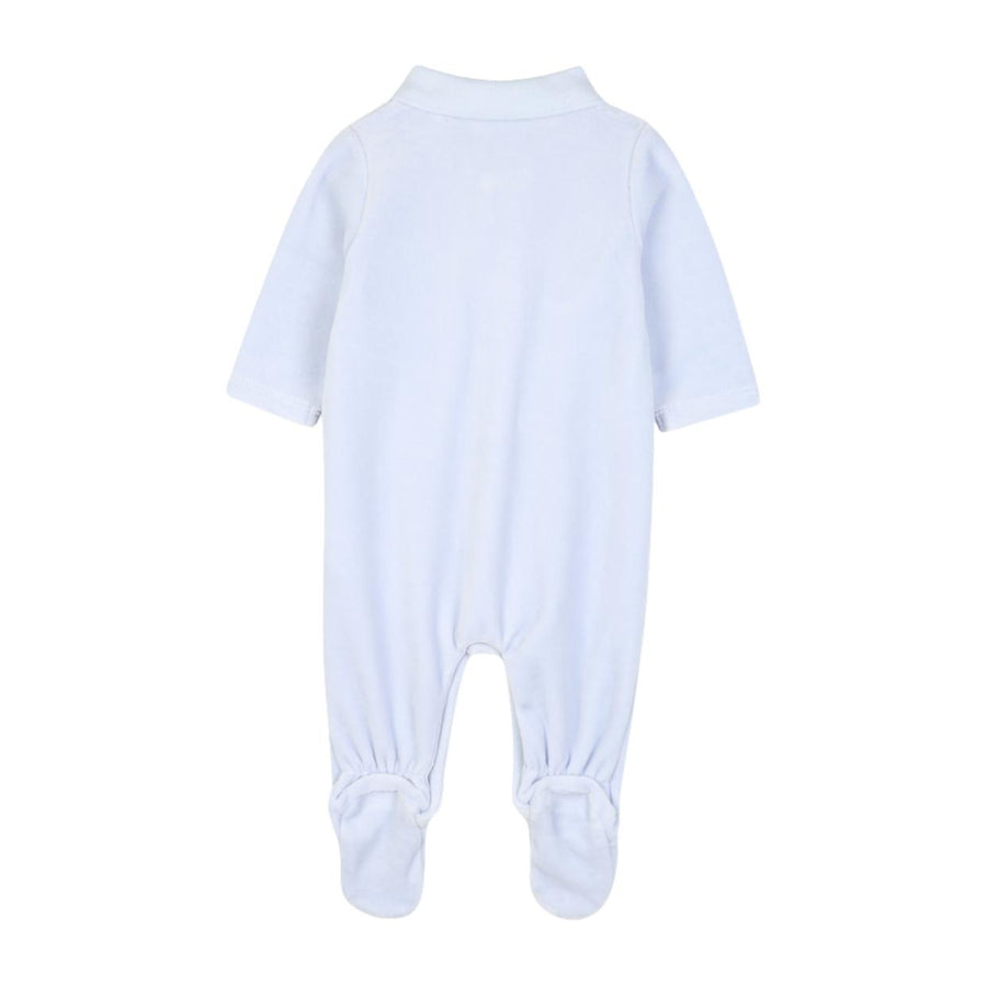 BOSS Baby Embroidered Logo Pale Blue Babygrow