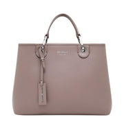 Emporio Armani Medium Taupe MyEA Print Tote Bag