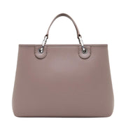 Emporio Armani Medium Taupe MyEA Print Tote Bag