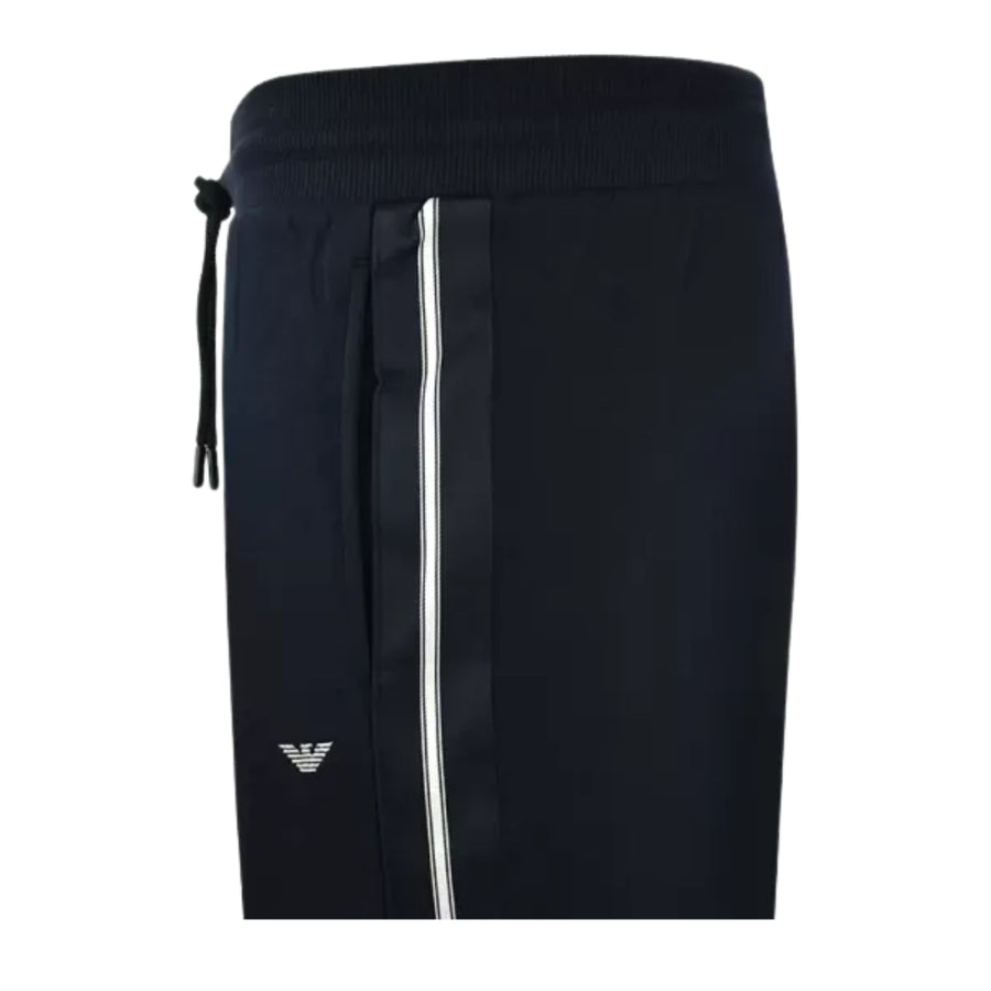 Emporio Armani Bodywear Stripe Tape Navy Sweatpants