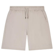 Emporio Armani Linen-Blend Taupe Bermuda Shorts