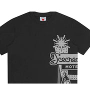 ICECREAM Printed Road Trip Black T-Shirt