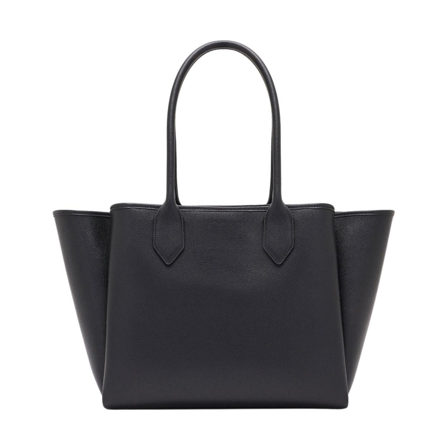 Emporio Armani Double Handle Black Large Shopper Bag