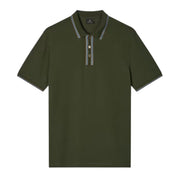 Paul Smith Regular Fit Contrast Tipping Dark Green Polo Shirt
