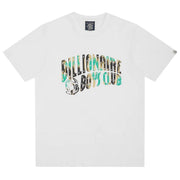 Billionaire Boys Club Leopard Camo Arch Logo White T-Shirt