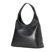 Love Moschino Gold-Tone Plaque Black Hobo Bag