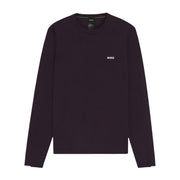 BOSS Ever X CN Contrast Detail Purple Sweatshirt