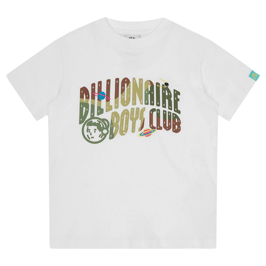 Billionaire Boys Club Kids Space Camo Arch White T-Shirt