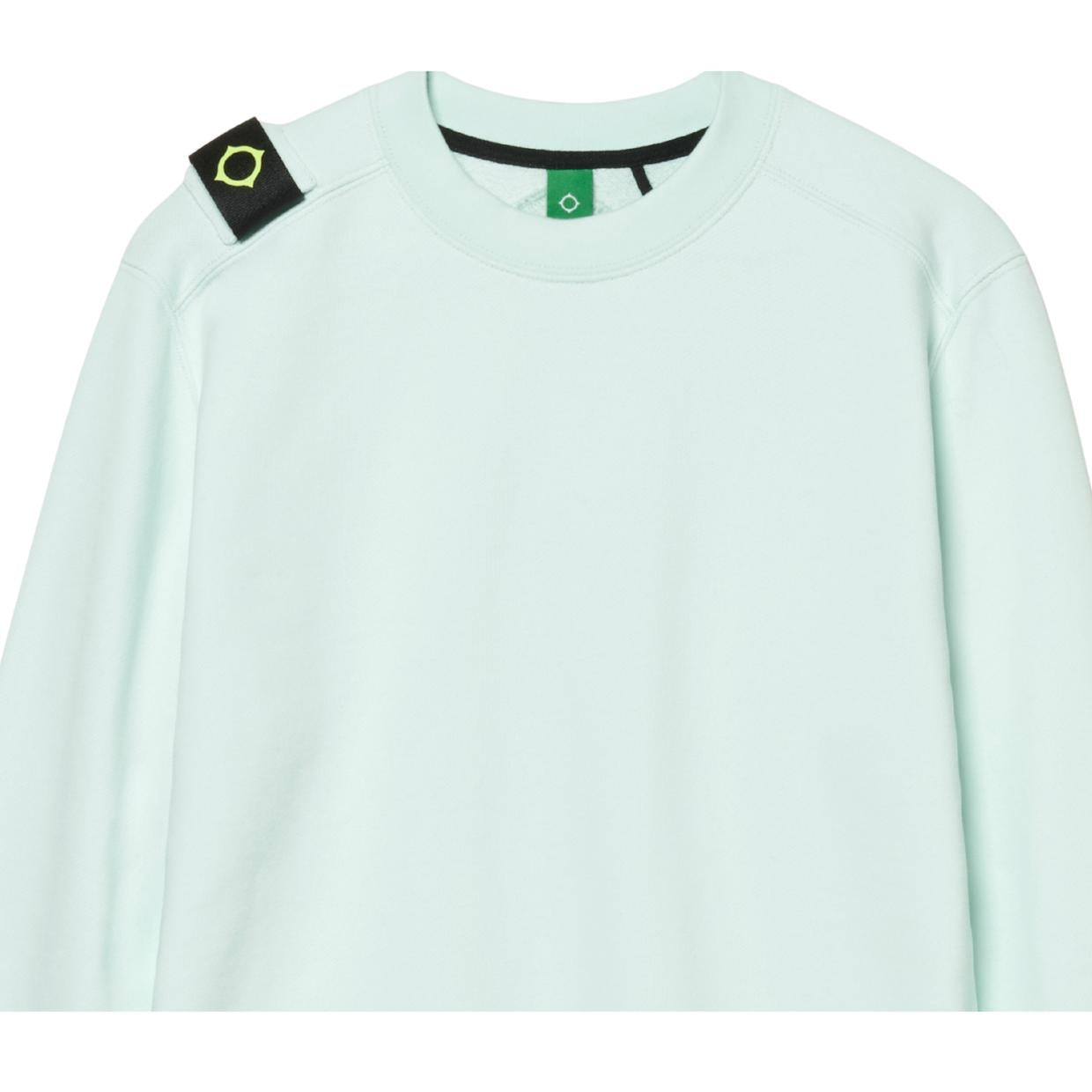 MA.STRUM Logo Badge Frost Crew Neck Sweatshirt