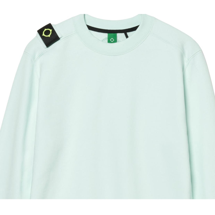 MA.STRUM Logo Badge Frost Crew Neck Sweatshirt