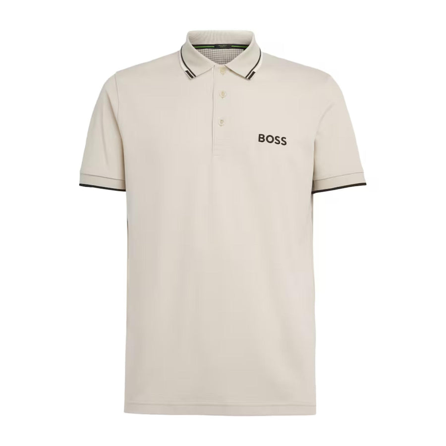 BOSS Paddy Pro Stretch Pique Beige Polo Shirt
