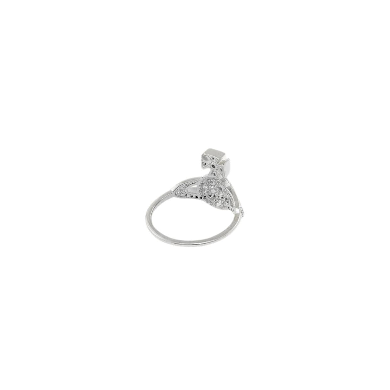 【Vivienne Westwood】LITTLE ORB リング Little Orb Ring in PLATINUM-WHITE-CZ | Vivienne Westwood®